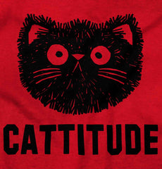 Cattitude Romper Bodysuit-Direct To Garment Print-Brisco Baby