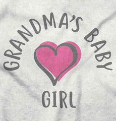 Grandma's Baby Girl Infant Baby Bib-Direct To Garment Print-Brisco Baby