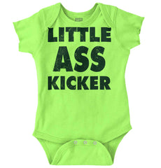 Ass Kicker Romper Bodysuit-Direct To Garment Print-Brisco Baby