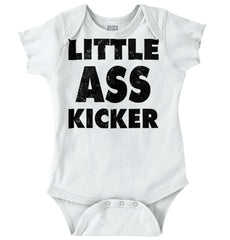 Ass Kicker Romper Bodysuit-Direct To Garment Print-Brisco Baby