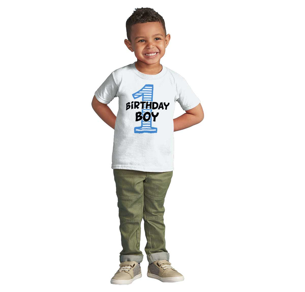 Birthday Boy Infant Toddler T Shirt-Direct To Garment Print-Brisco Baby