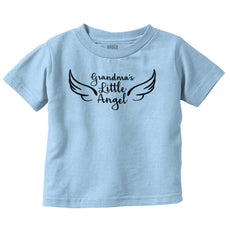 Grandma's Little Angel Infant Toddler T Shirt-Direct To Garment Print-Brisco Baby