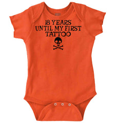 First Tattoo Romper Bodysuit-Direct To Garment Print-Brisco Baby
