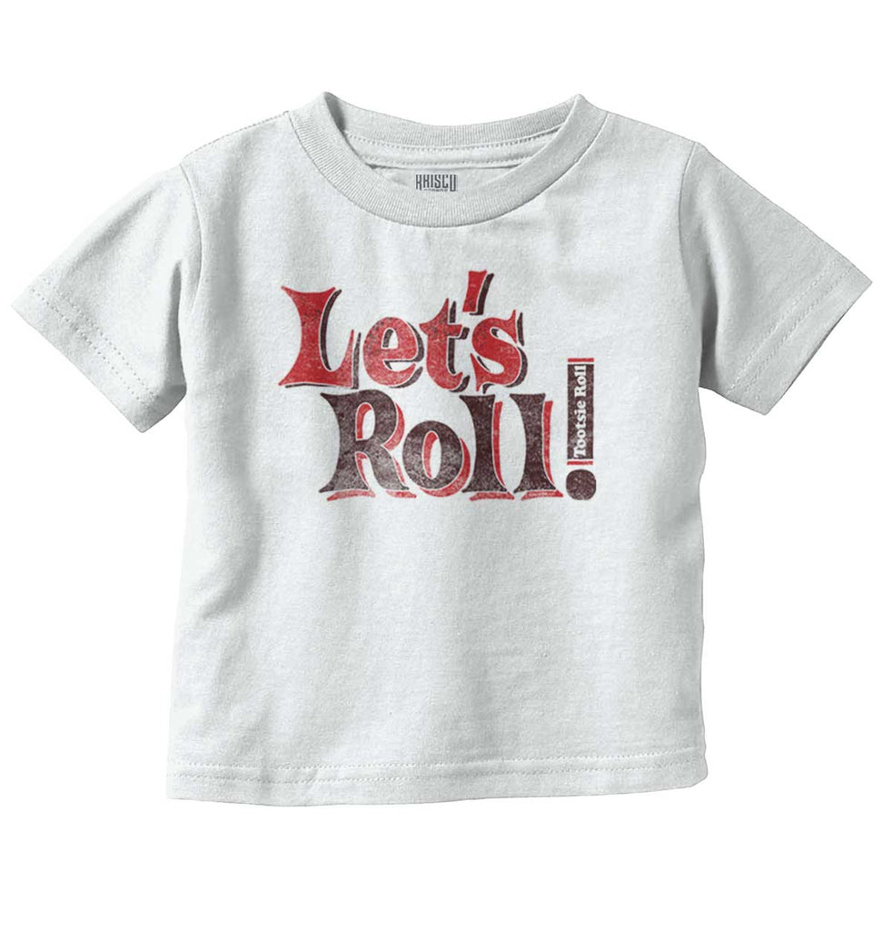Lets Roll Infant Toddler T Shirt-Direct To Garment Print-Brisco Baby