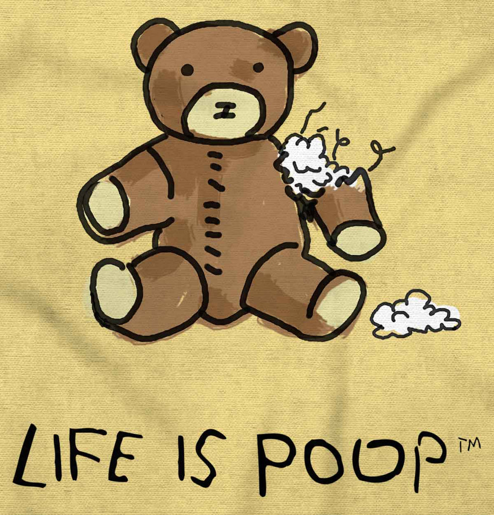 Ripped Teddy Bear Infant Toddler T Shirt-Direct To Garment Print-Brisco Baby