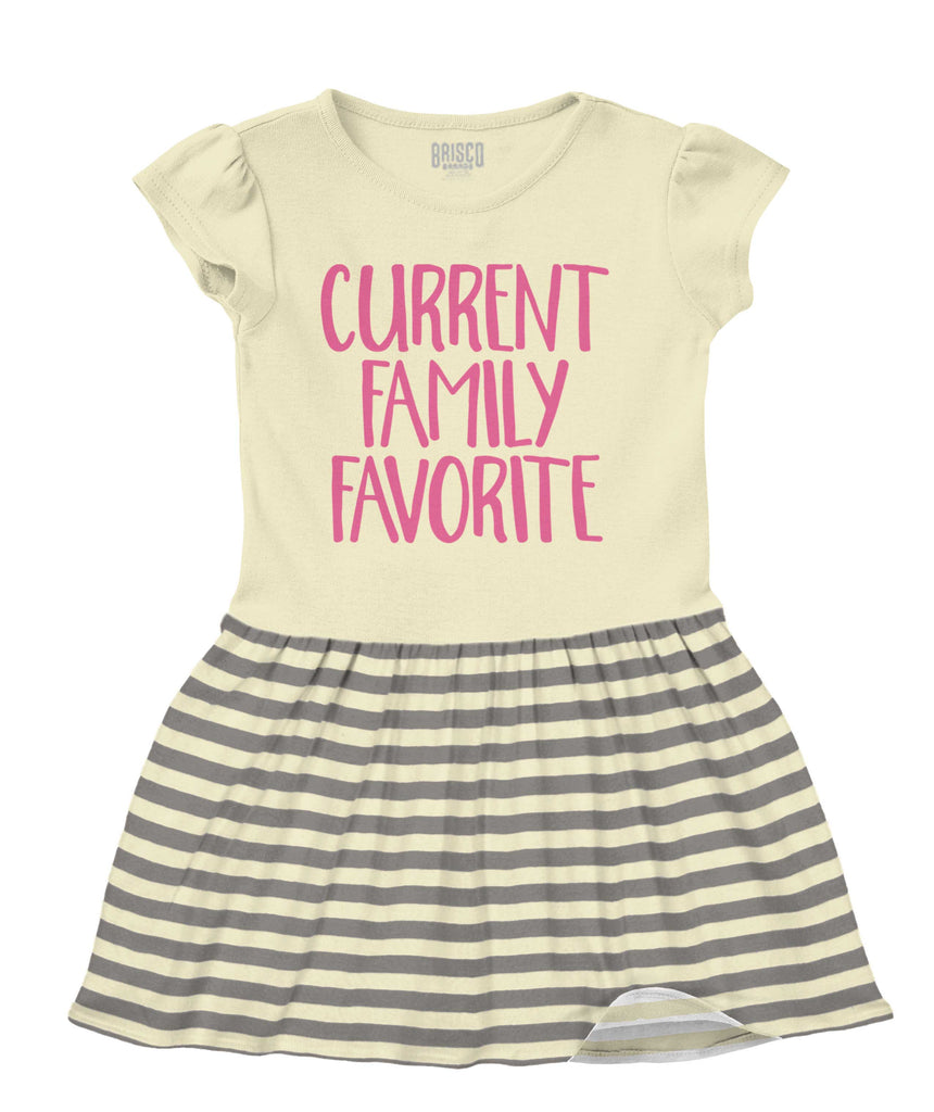 Family Favorite Baby Striped Skirt Dress-Direct To Garment Print-Brisco Baby