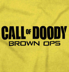 Call Of Doody Romper Bodysuit-Direct To Garment Print-Brisco Baby