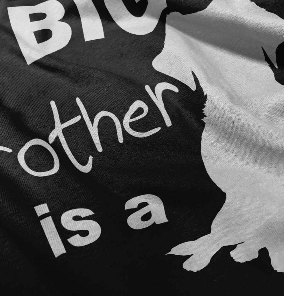 Brother is a Dog Infant Toddler T Shirt-Direct To Garment Print-Brisco Baby