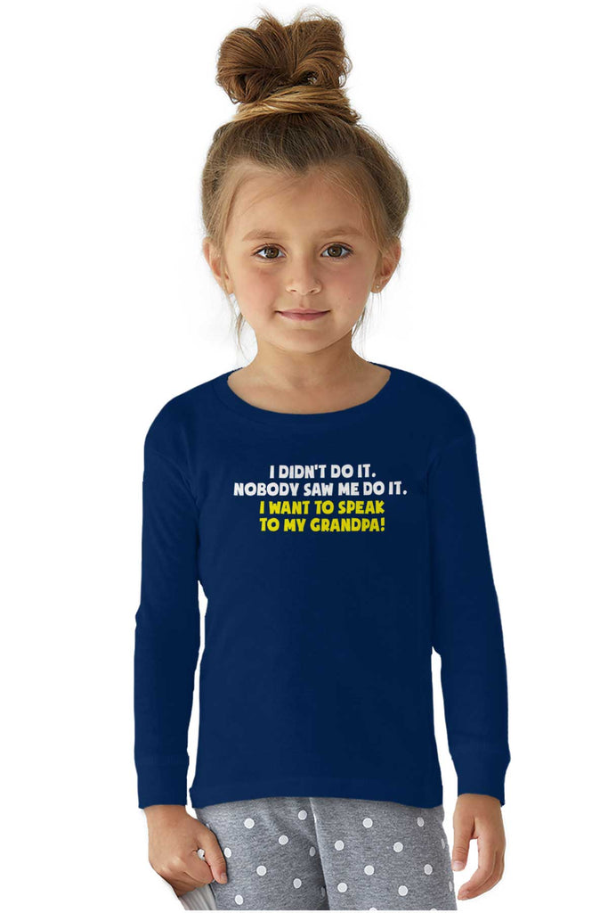 I Didn't Do It Solid Baby Pajama Top-Direct To Garment Print-Brisco Baby