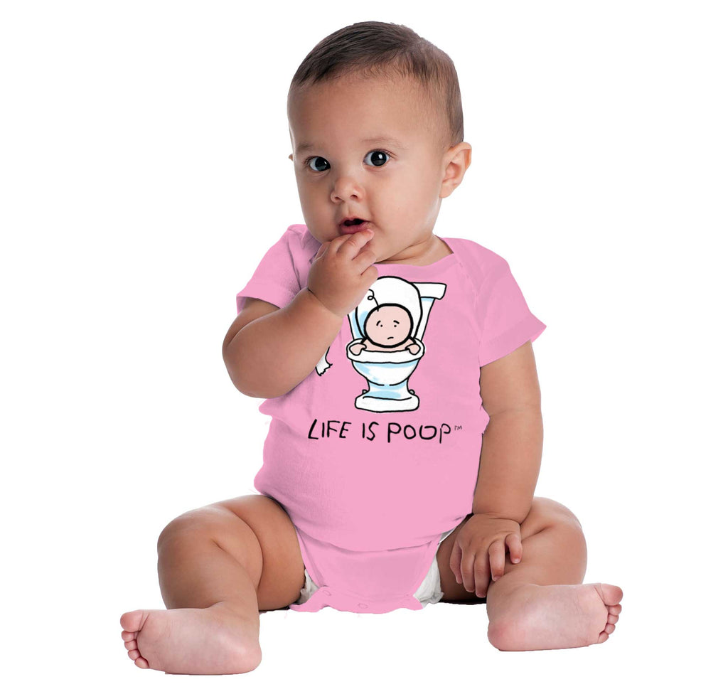 Baby Toilet Romper Bodysuit-Direct To Garment Print-Brisco Baby