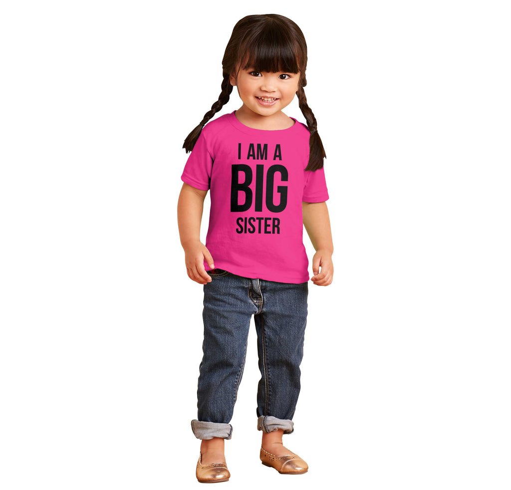 I Have A Big Sister Infant Toddler T Shirt-Direct To Garment Print-Brisco Baby