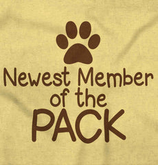 Member of the Pack Infant Toddler T Shirt-Direct To Garment Print-Brisco Baby