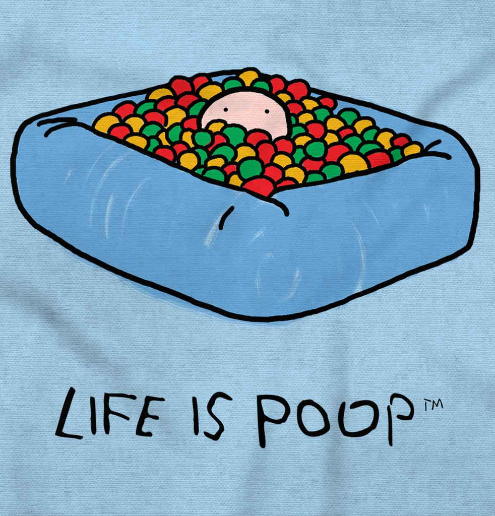 Ball Pit Infant Toddler T Shirt-Direct To Garment Print-Brisco Baby