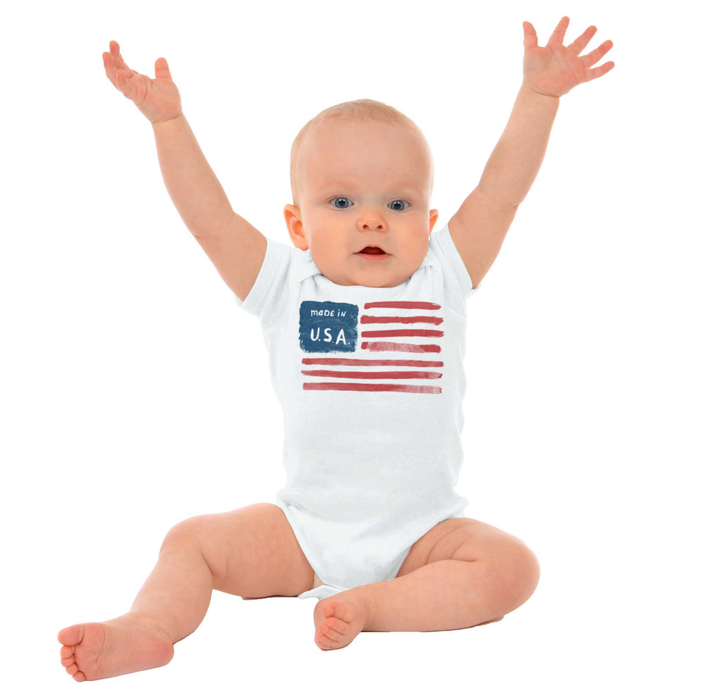 Made in USA Romper Bodysuit-Direct To Garment Print-Brisco Baby