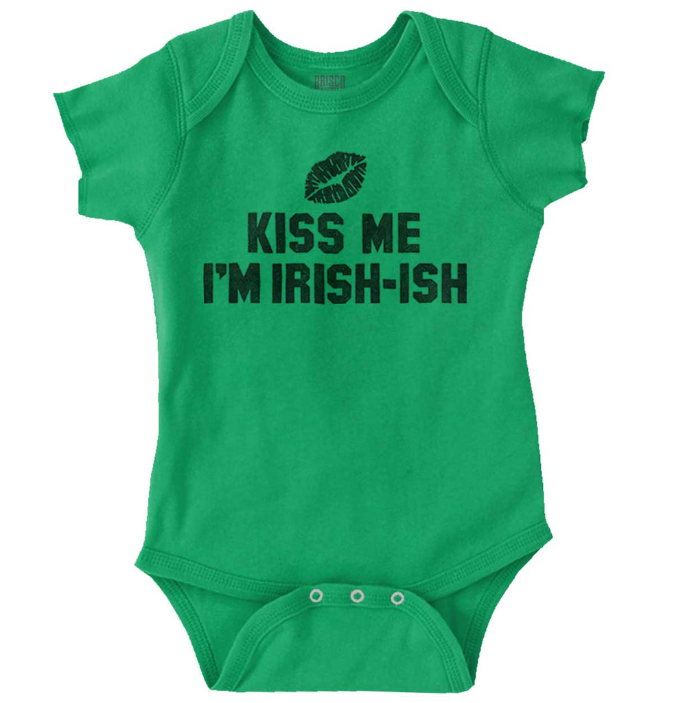 I'm Irish-ish Romper Bodysuit-Direct To Garment Print-Brisco Baby