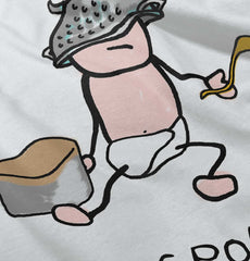 Pots and Pans Infant Toddler T Shirt-Direct To Garment Print-Brisco Baby