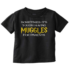 Muggles For Parents Infant Toddler T Shirt-Direct To Garment Print-Brisco Baby