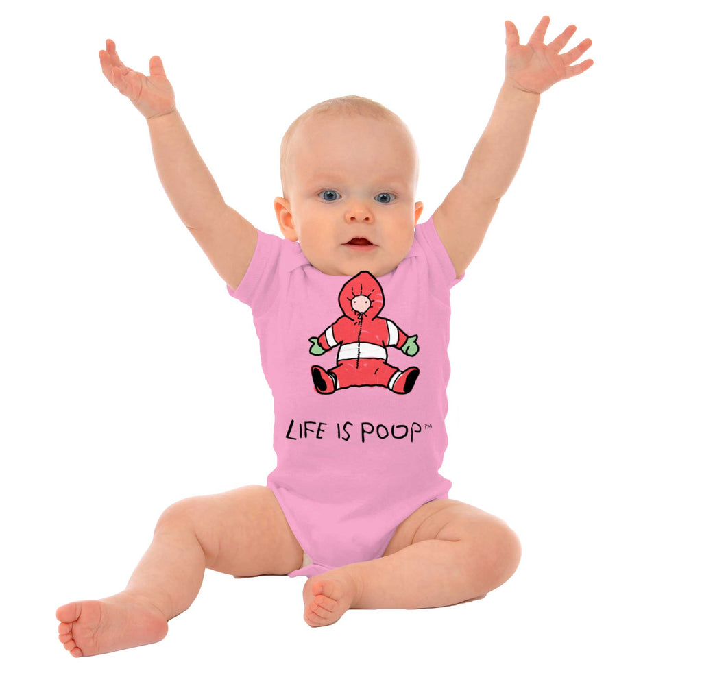 Winter Jacket Romper Bodysuit-Direct To Garment Print-Brisco Baby