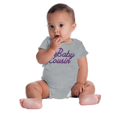 Baby Cousin Romper Bodysuit-Direct To Garment Print-Brisco Baby