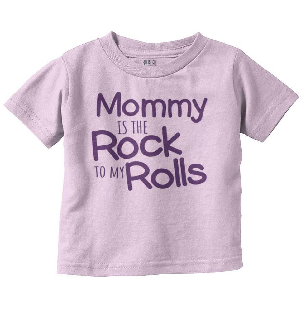 Rock To My Rolls Infant Toddler T Shirt-Direct To Garment Print-Brisco Baby