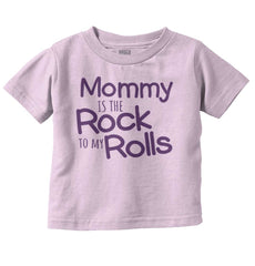 Rock To My Rolls Infant Toddler T Shirt-Direct To Garment Print-Brisco Baby