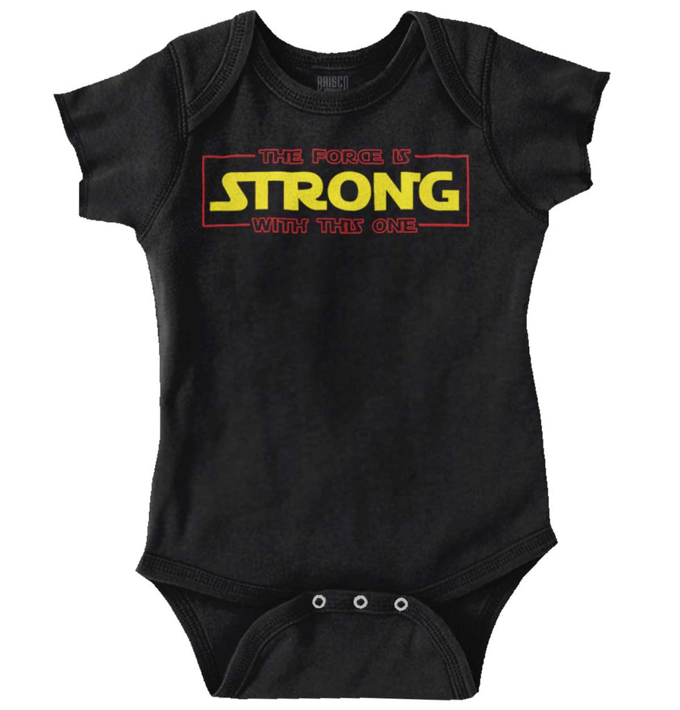 Strong Star Wars Romper Bodysuit-Direct To Garment Print-Brisco Baby