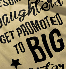 Awesome Daughter Promote Big Sisters Romper Bodysuit-Direct To Garment Print-Brisco Baby