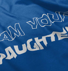 I Am Your Daughter Ringer Romper Bodysuit-Direct To Garment Print-Brisco Baby