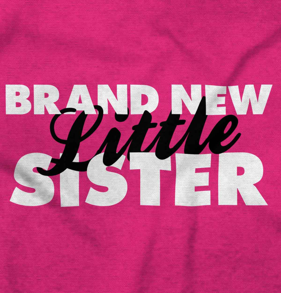 Brand New Little Sister Romper Bodysuit-Direct To Garment Print-Brisco Baby