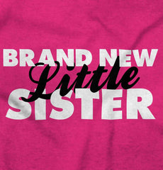 Brand New Little Sister Romper Bodysuit-Direct To Garment Print-Brisco Baby