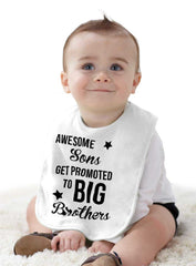 Awesome Sons Promoted Infant Baby Bib-Direct To Garment Print-Brisco Baby