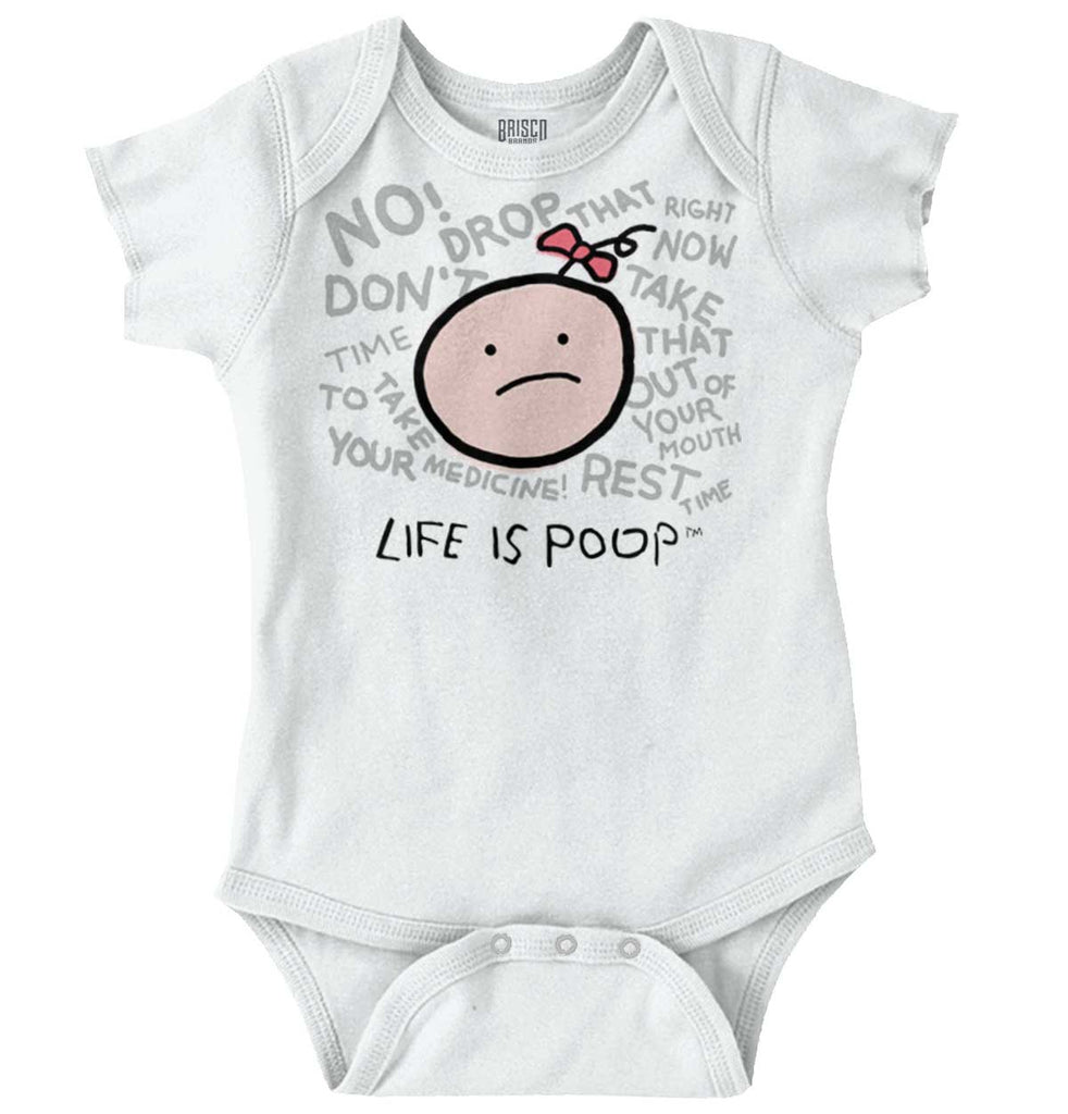 Baby Scold Romper Bodysuit-Direct To Garment Print-Brisco Baby
