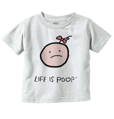 Girl Logo Infant Toddler T Shirt-Direct To Garment Print-Brisco Baby