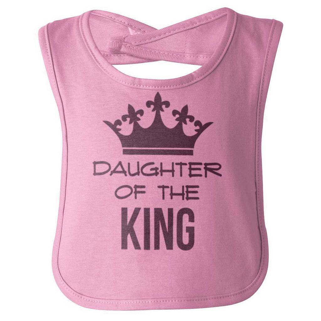 King's Daughter Infant Baby Bib-Direct To Garment Print-Brisco Baby