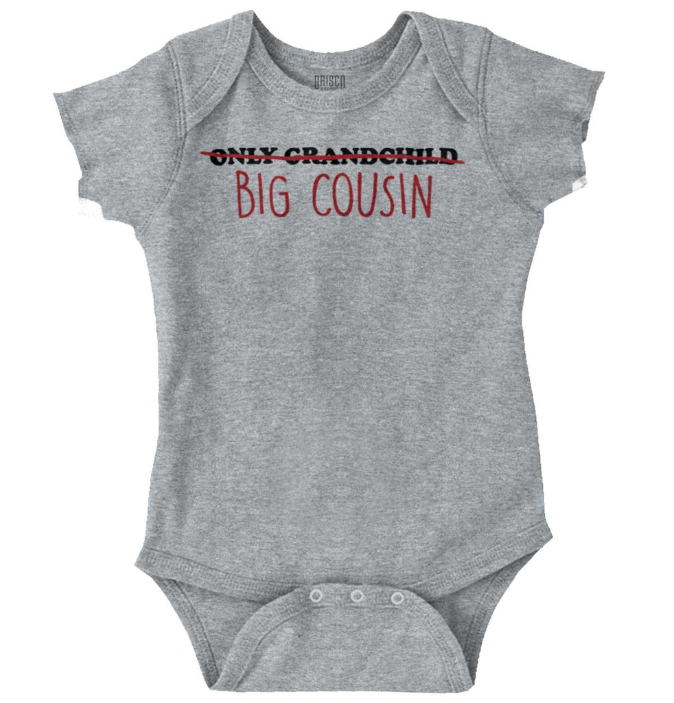 Only Grandchild Big Cousin Romper Bodysuit-Direct To Garment Print-Brisco Baby