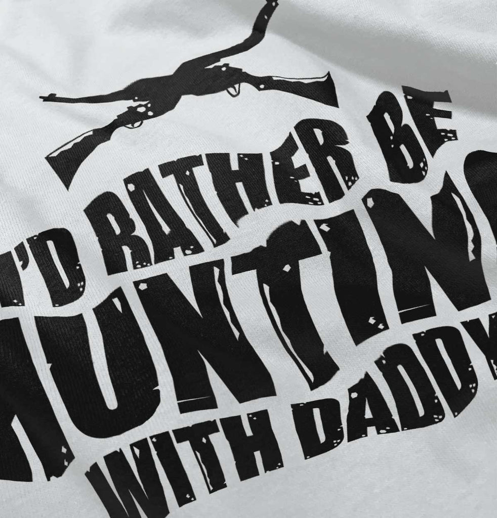 Hunting With Daddy Romper Bodysuit-Direct To Garment Print-Brisco Baby