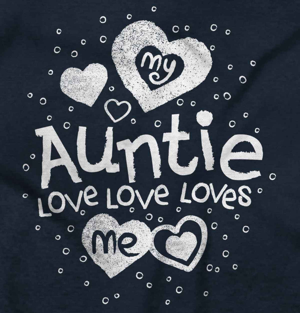 Auntie Loves Me Romper Bodysuit-Direct To Garment Print-Brisco Baby