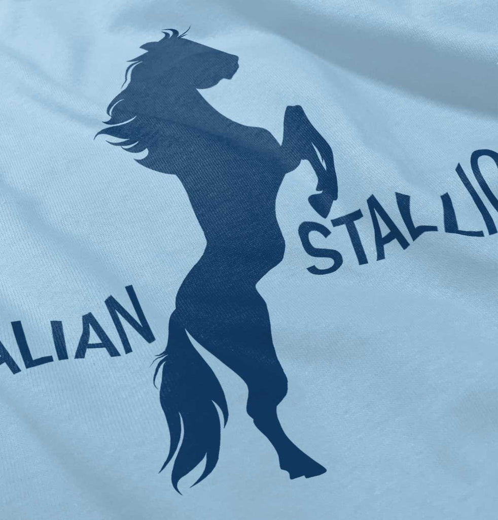 Italian Stallion Romper Bodysuit-Direct To Garment Print-Brisco Baby