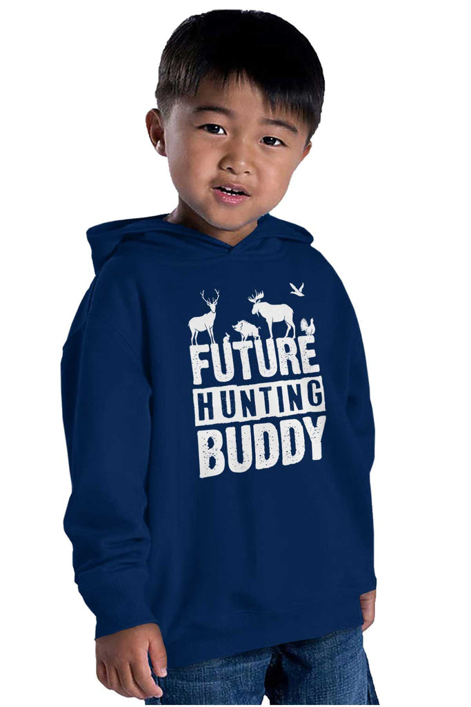 Future Deer Hunting Bud Toddler Pullover Hoodie-Direct To Garment Print-Brisco Baby
