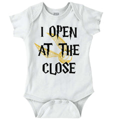 Open At The Close Romper Bodysuit-Direct To Garment Print-Brisco Baby