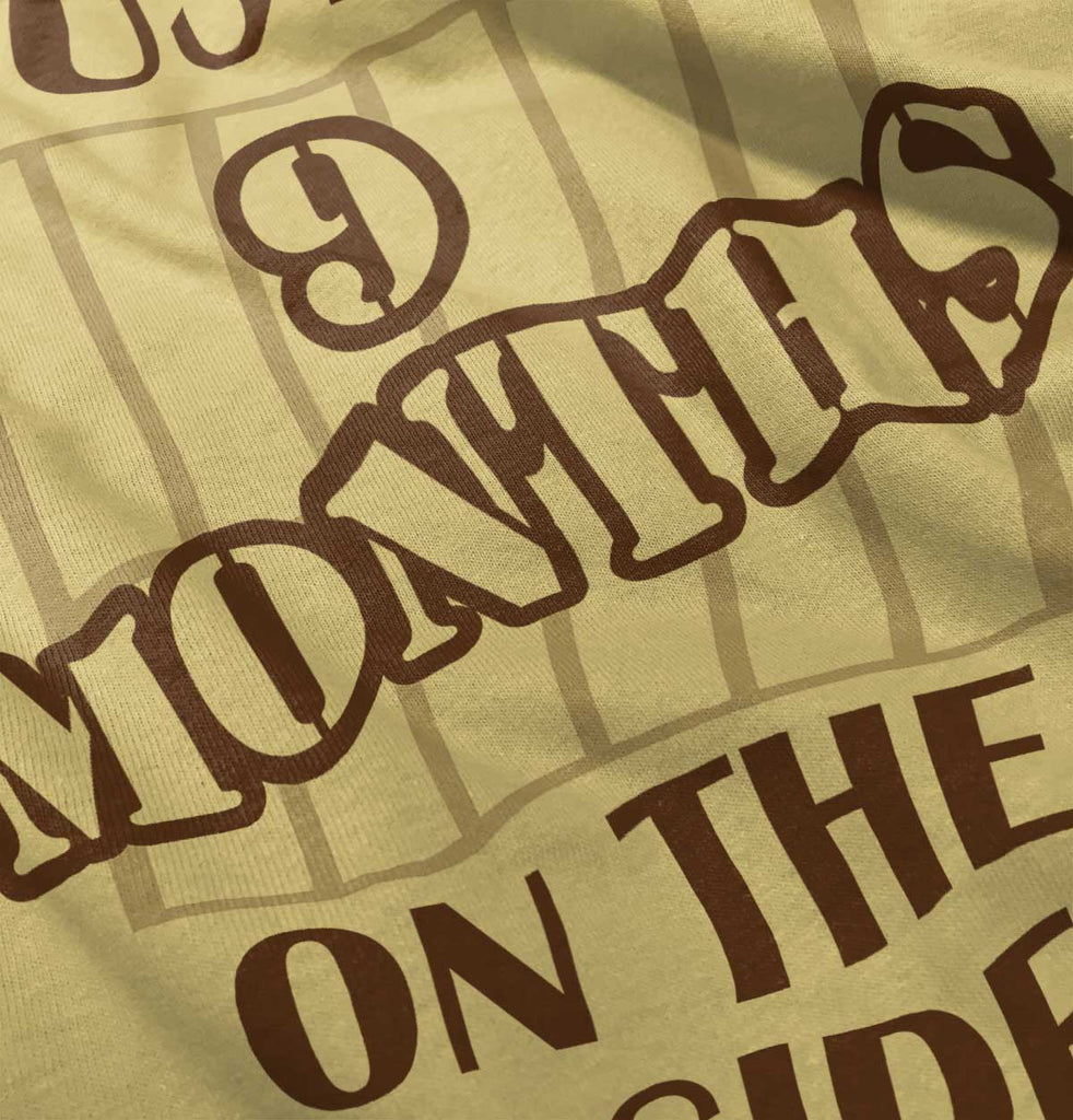 9 Months On The Inside Infant Toddler T Shirt-Direct To Garment Print-Brisco Baby