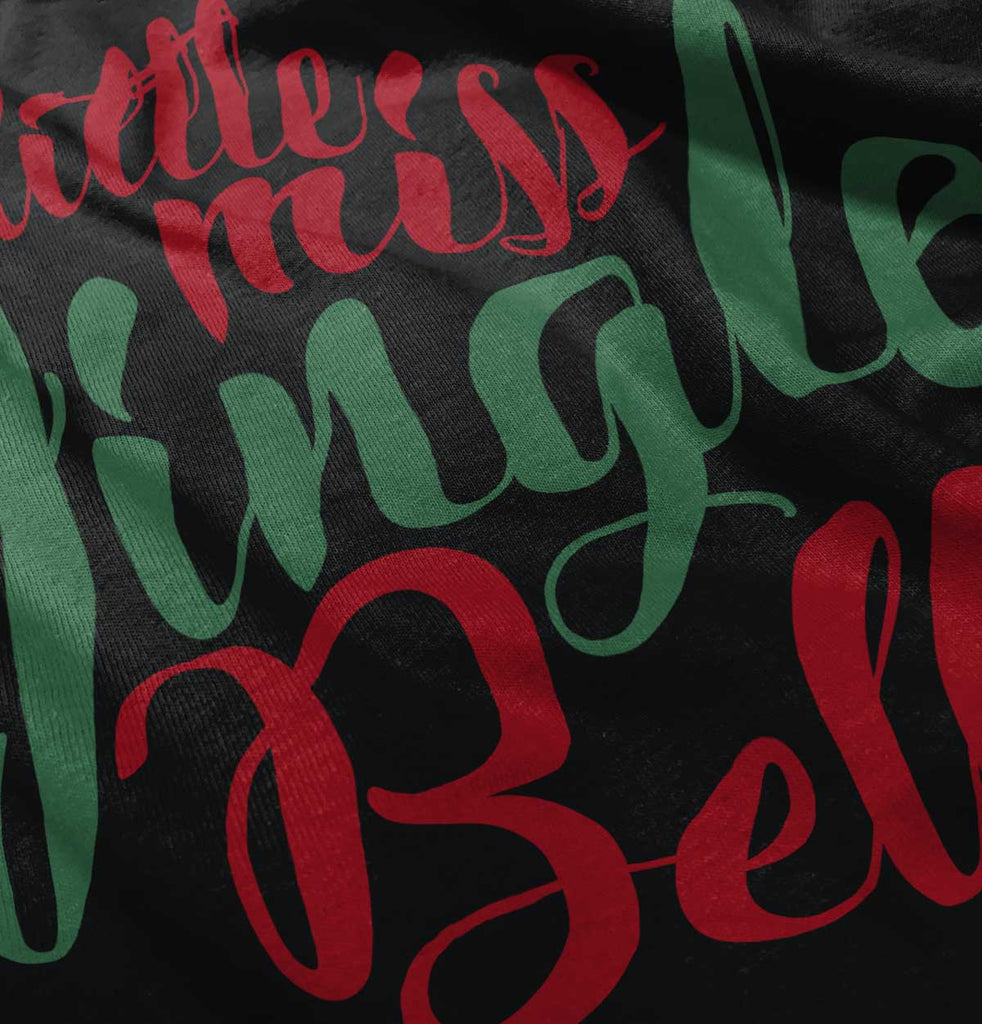Little Miss Jingle Bell Infant Baby Bib-Direct To Garment Print-Brisco Baby