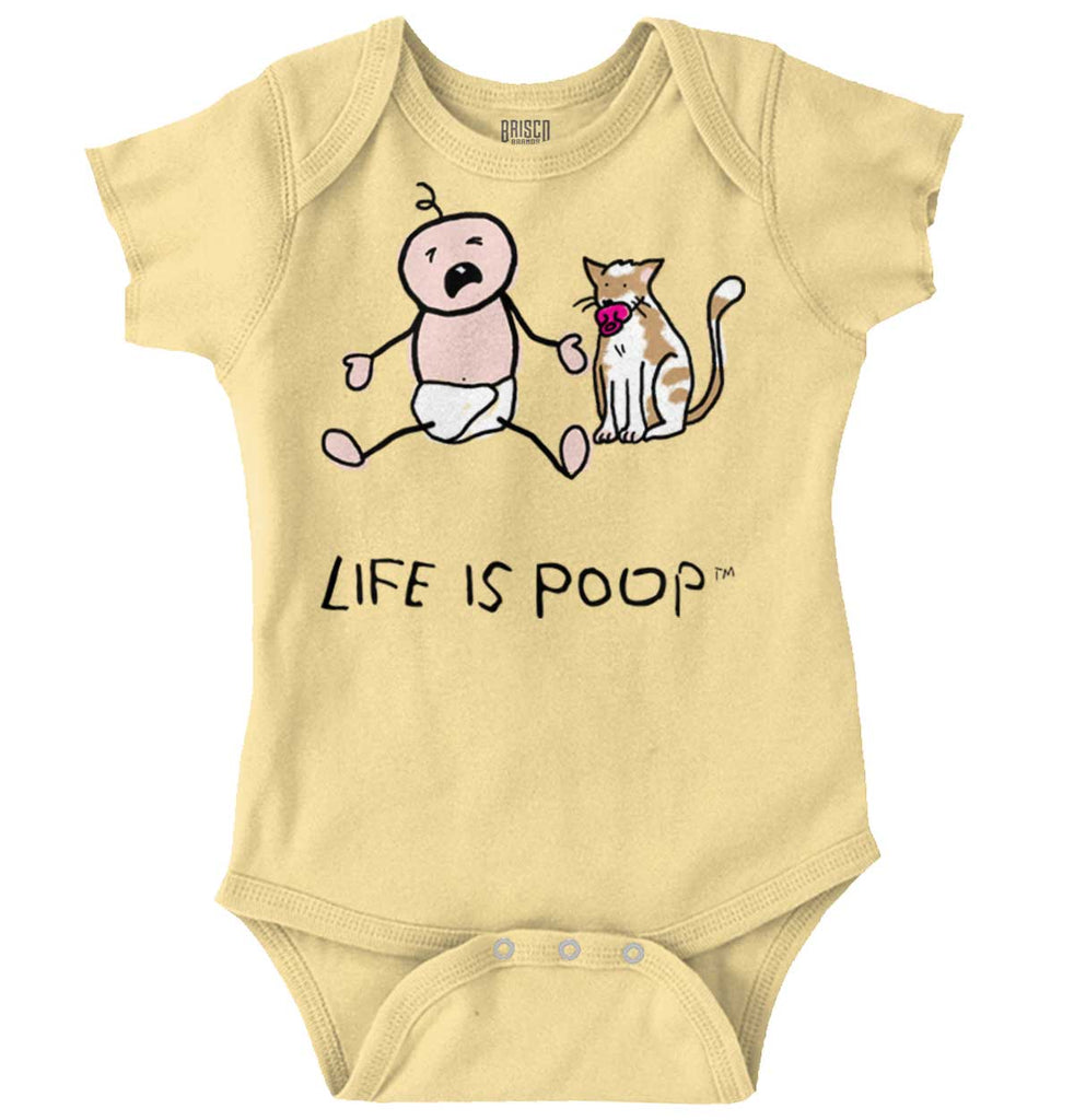 Cat Pacifier Romper Bodysuit-Direct To Garment Print-Brisco Baby
