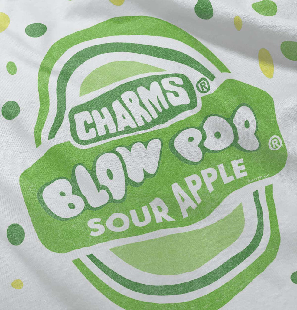 Sour Apple Blow Pop Infant Toddler T Shirt-Direct To Garment Print-Brisco Baby