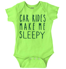 Car Rides Romper Bodysuit-Direct To Garment Print-Brisco Baby