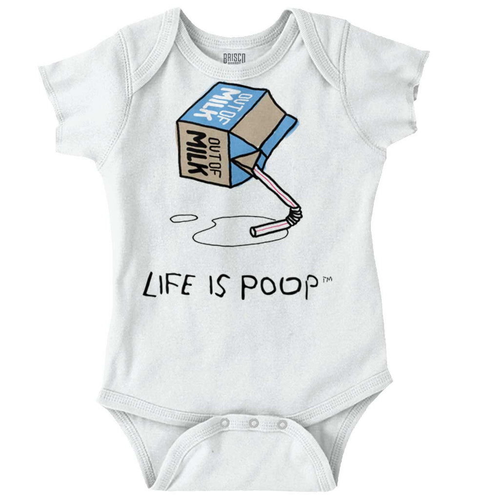 Out of Milk Romper Bodysuit-Direct To Garment Print-Brisco Baby