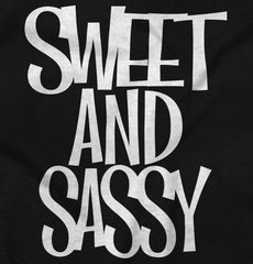 Sweet and Sassy Infant Baby Bib-Direct To Garment Print-Brisco Baby