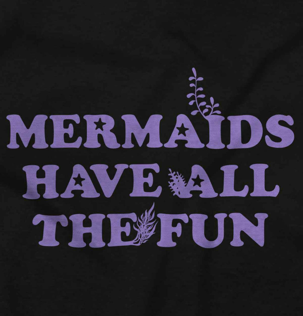 Mermaids Have Fun Infant Baby Bib-Direct To Garment Print-Brisco Baby