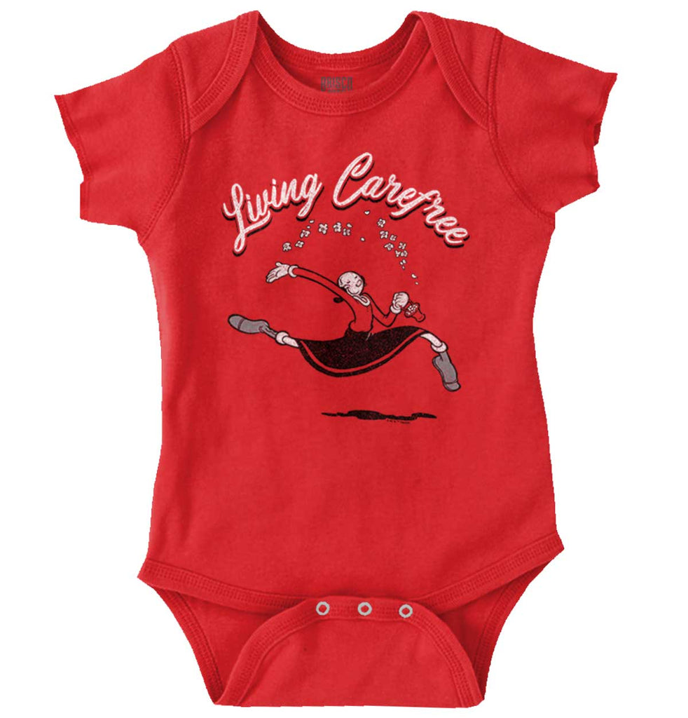Living Carefree Romper Bodysuit-Direct To Garment Print-Brisco Baby