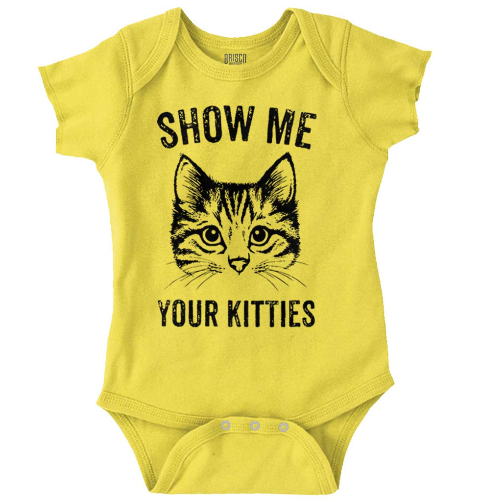 Your Kitties Romper Bodysuit-Direct To Garment Print-Brisco Baby